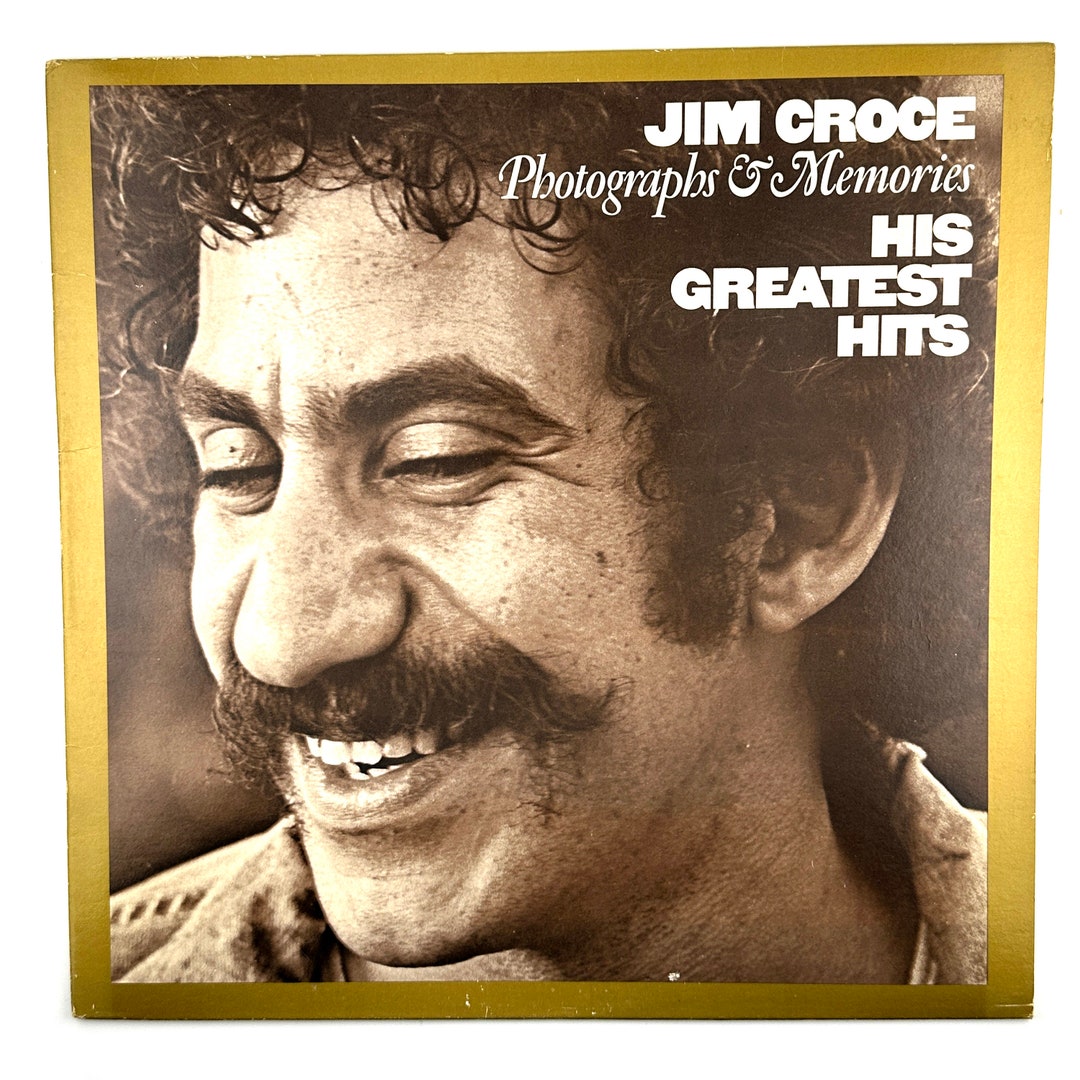 Vintage 1974 Jim Croce Photographs & Memories His Greatest Hits Album