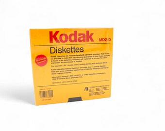 Vintage 1990 Kodak MD2-D Floppy Disks Set of 10 Sealed 90s NOS New