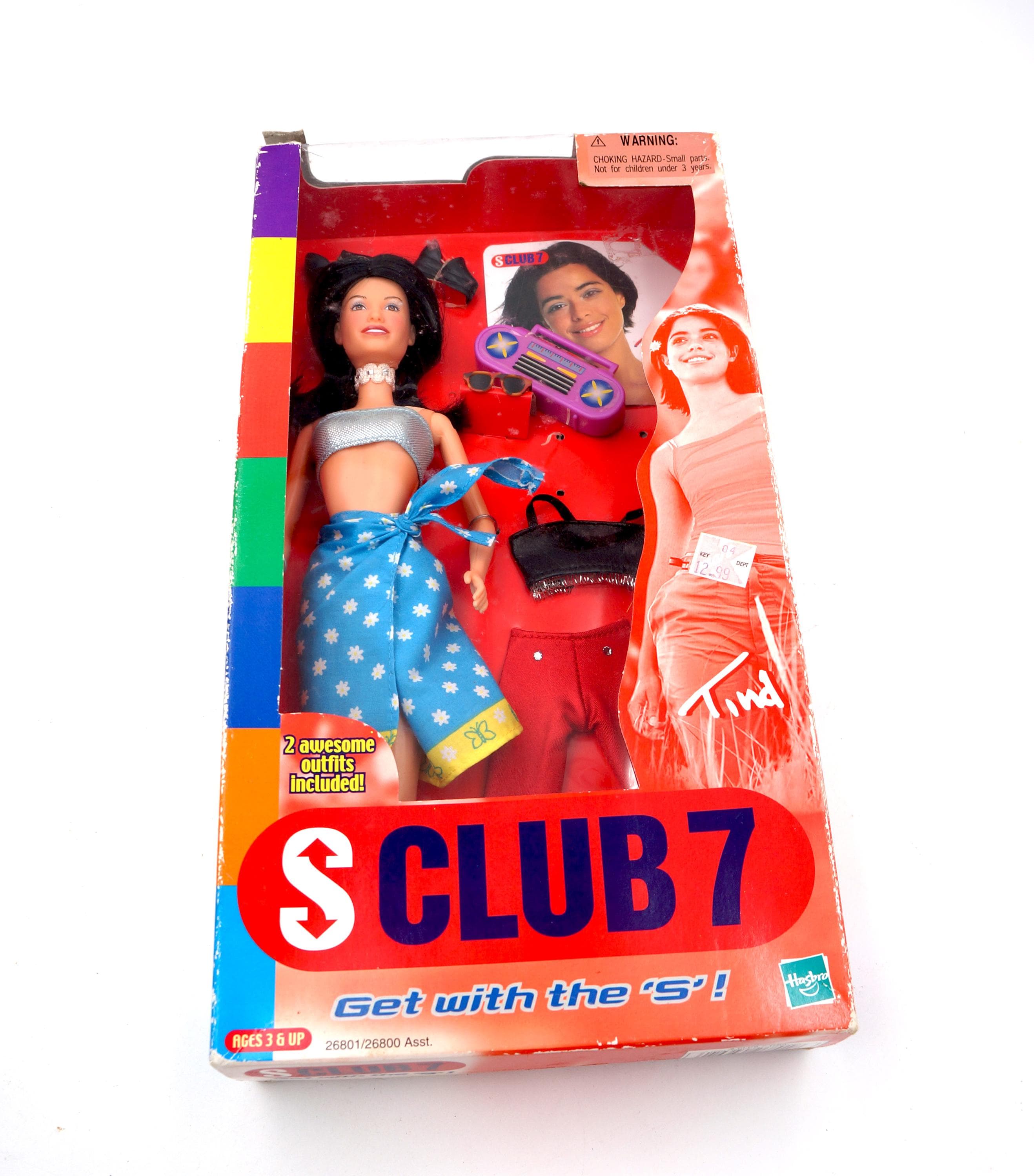 Vintage S Club 7 Doll Tina Sing N Style Doll Action Figure Sealed