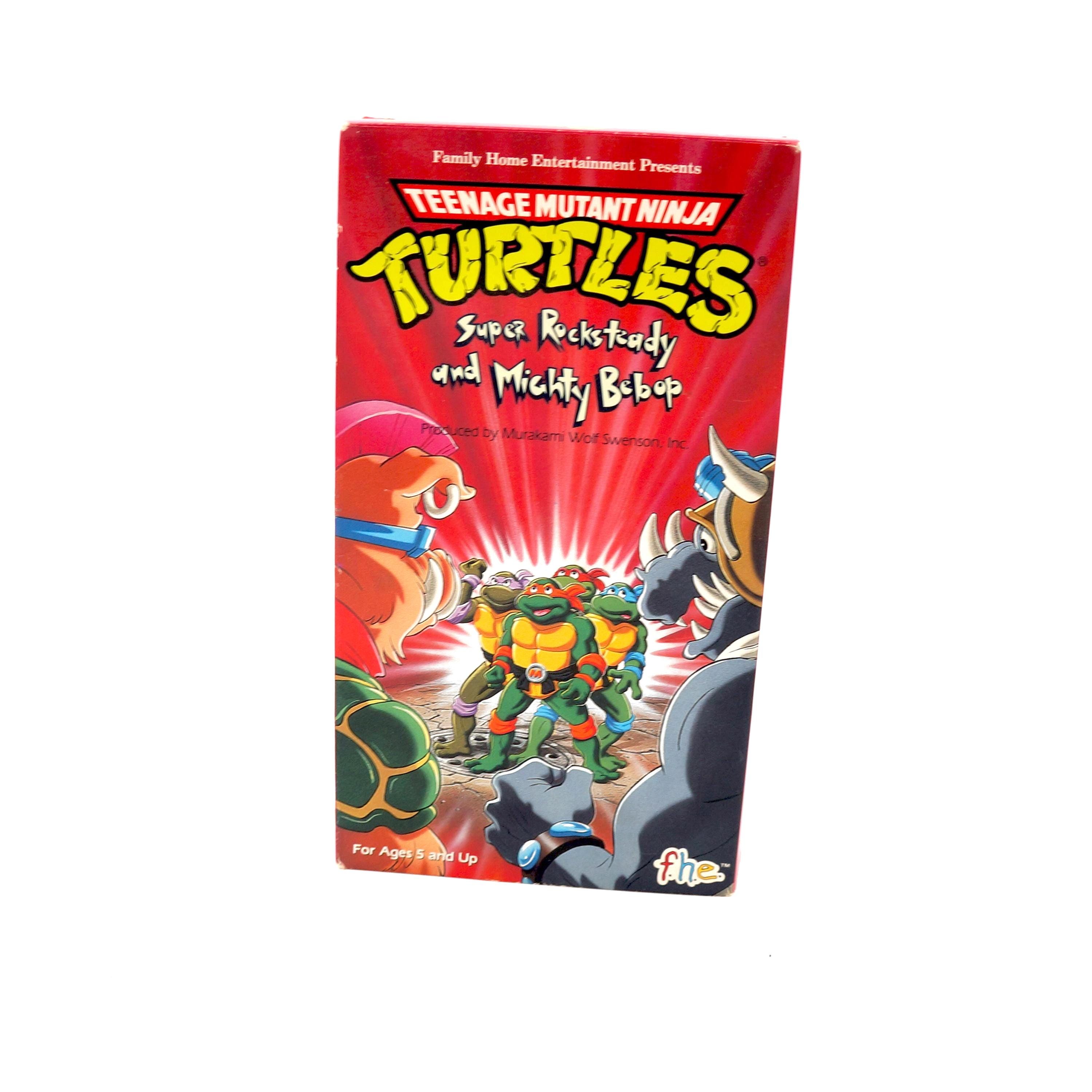 Vintage 1990 Teenage Mutant Ninja Turtles VHS Tape Super