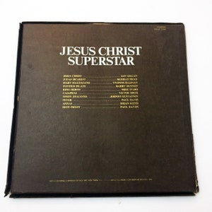 Vintage 1970 Jesus Christ Superstar 2 Vinyl LP Records Set With Book ...