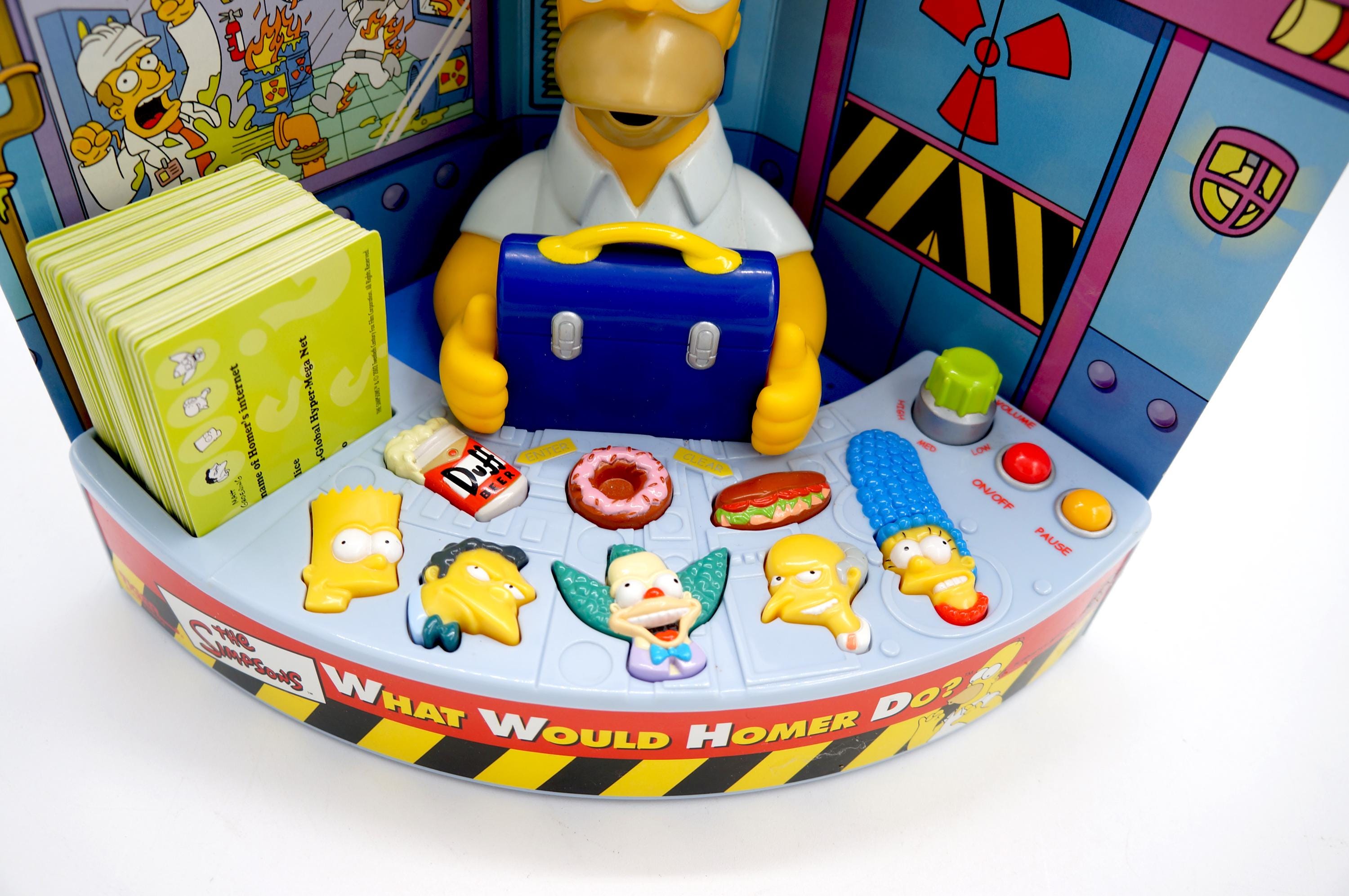 Vintage 2002 Simpsons Tiger Electronics What Would Homer Do