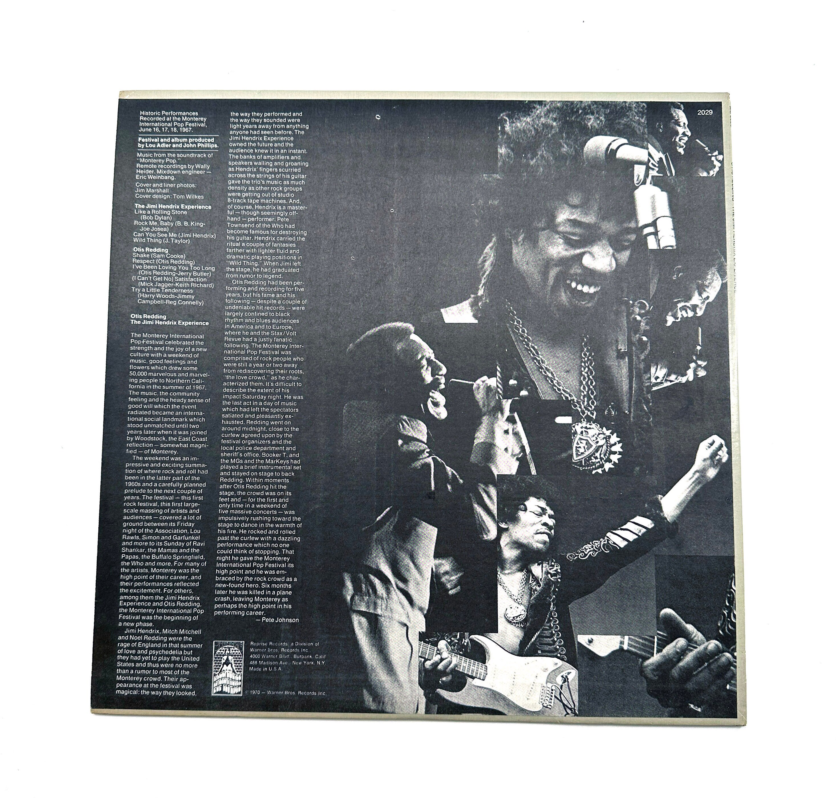 Vintage Otis Redding the Jimi Hendrix Experience 12