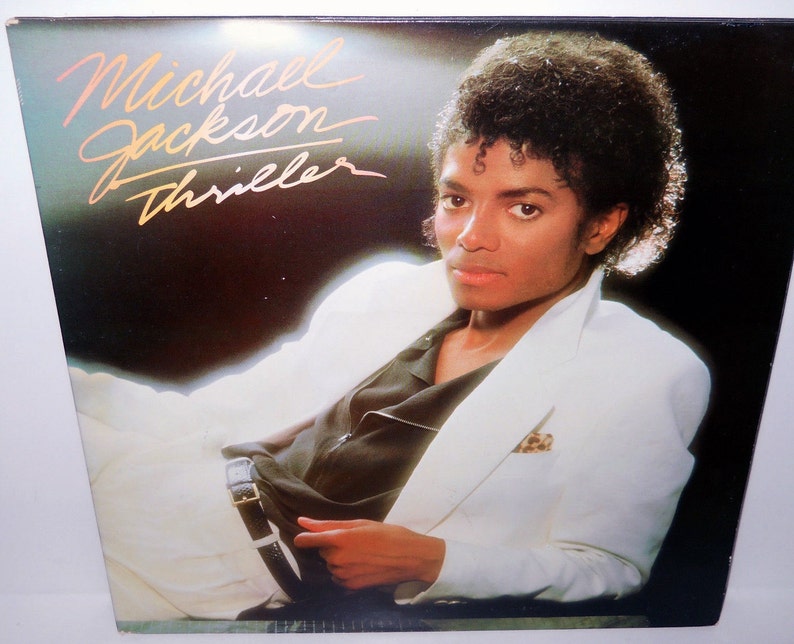 Vintage Michael Jackson Thriller LP Record Vinyl Album Etsy