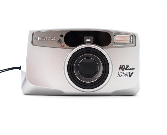 Vintage Pentax IQ Zoom 115V Camera 35mm Film Point and Shoot 38mm