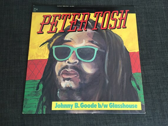 Vintage Peter Tosh Johnny B Goode Single Lp With Liner Record Etsy etsy