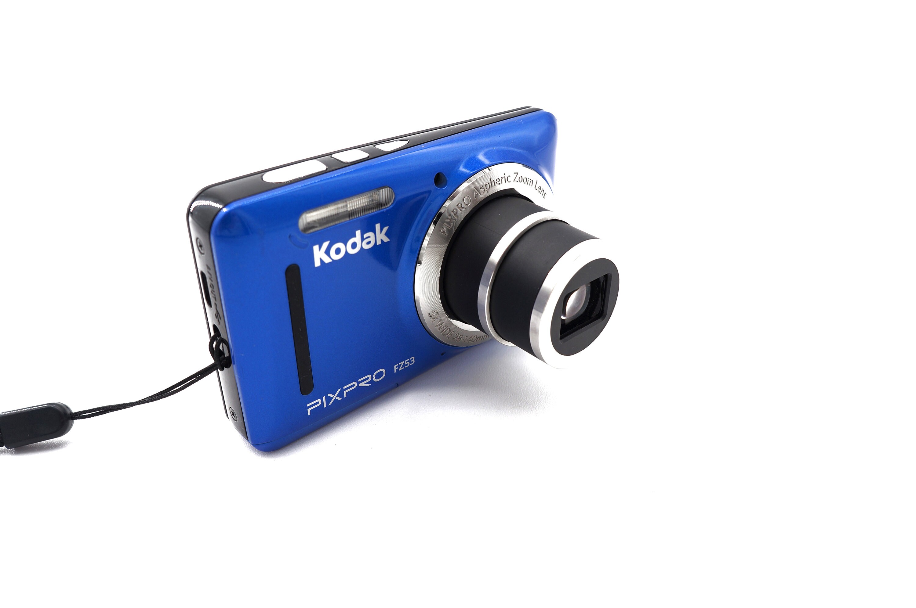 Vintage Kodak PIXPRO FZ53 16MP Blue Digital Camera Digi Zoom AF