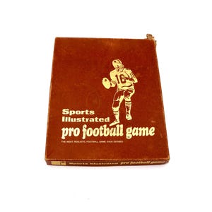Vintage Sports Illustrated Pro Football Board Game Complete 1971 1970s 70s Sport