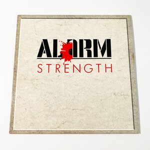 Vintage The Alarm Strength 1985 LP Vinyl Album Record 80s Rock 1980s
