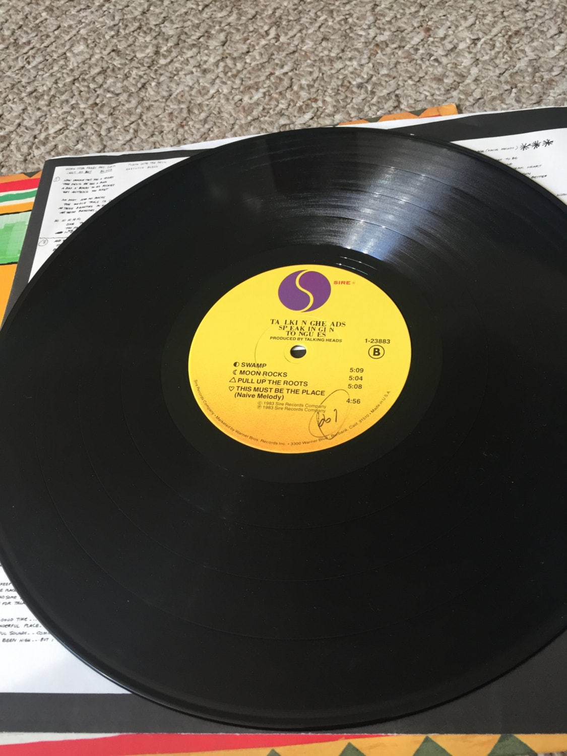 Vintage Talking Heads Speaking in Tongues Vinyl LP Album - Etsy