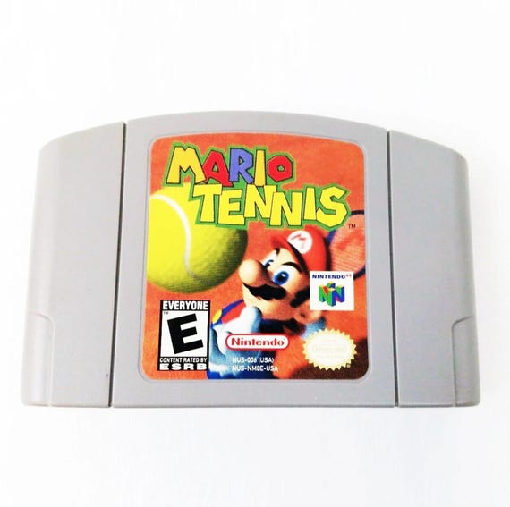 Vintage Mario Tennis Nintendo 64 Tested Works Very Clean N64 Video