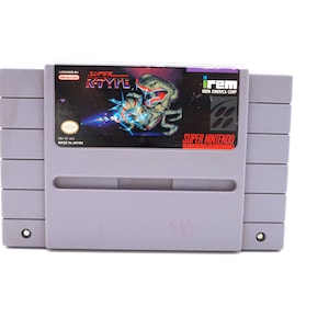 Vintage Super R-Type Super Nintendo Video Game Tested Excellent Very Clean SNES 90s
