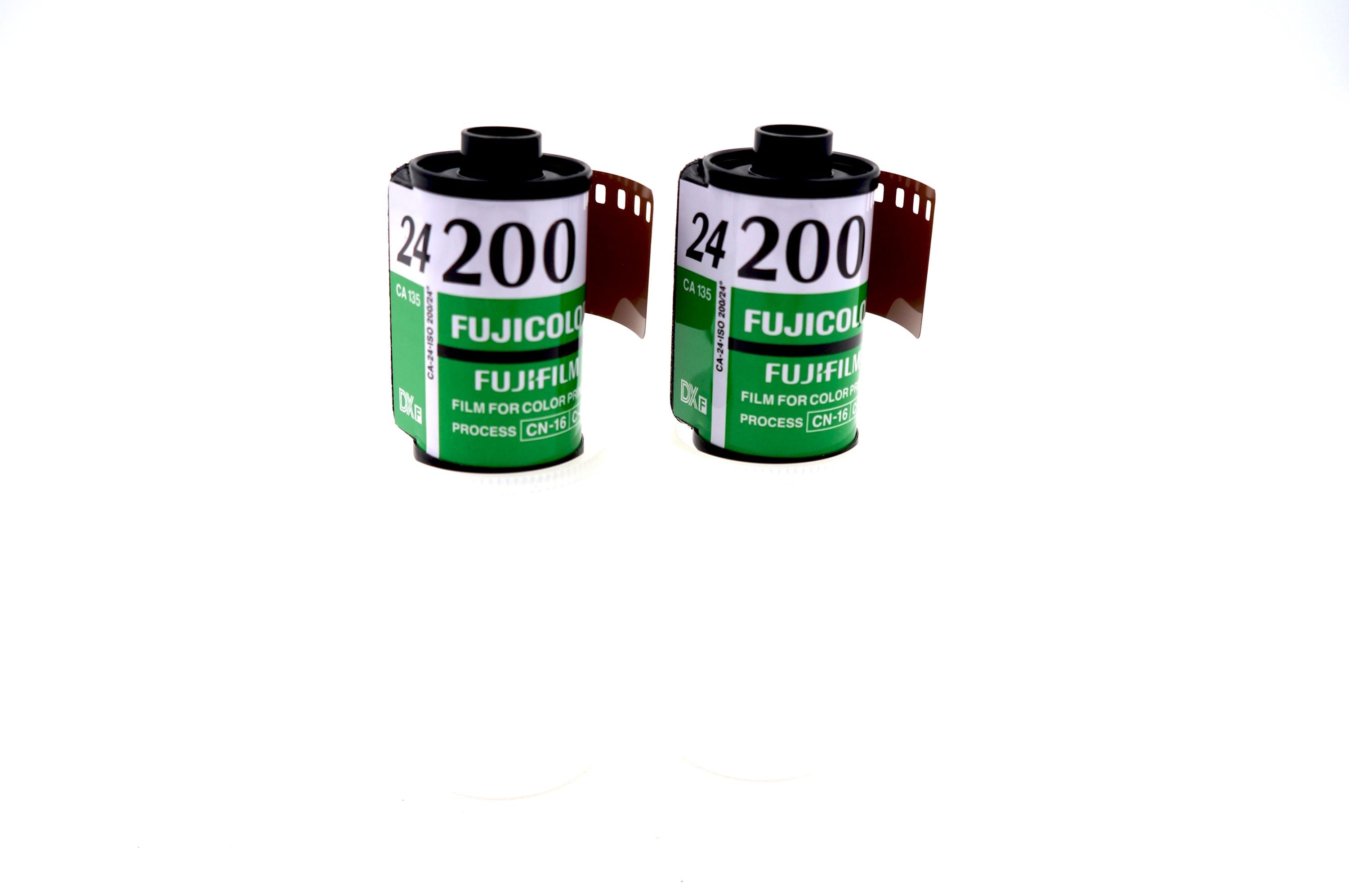 2 Rolls of Fujifilm 200 35mm Film 24 Exposure Color Print Camera
