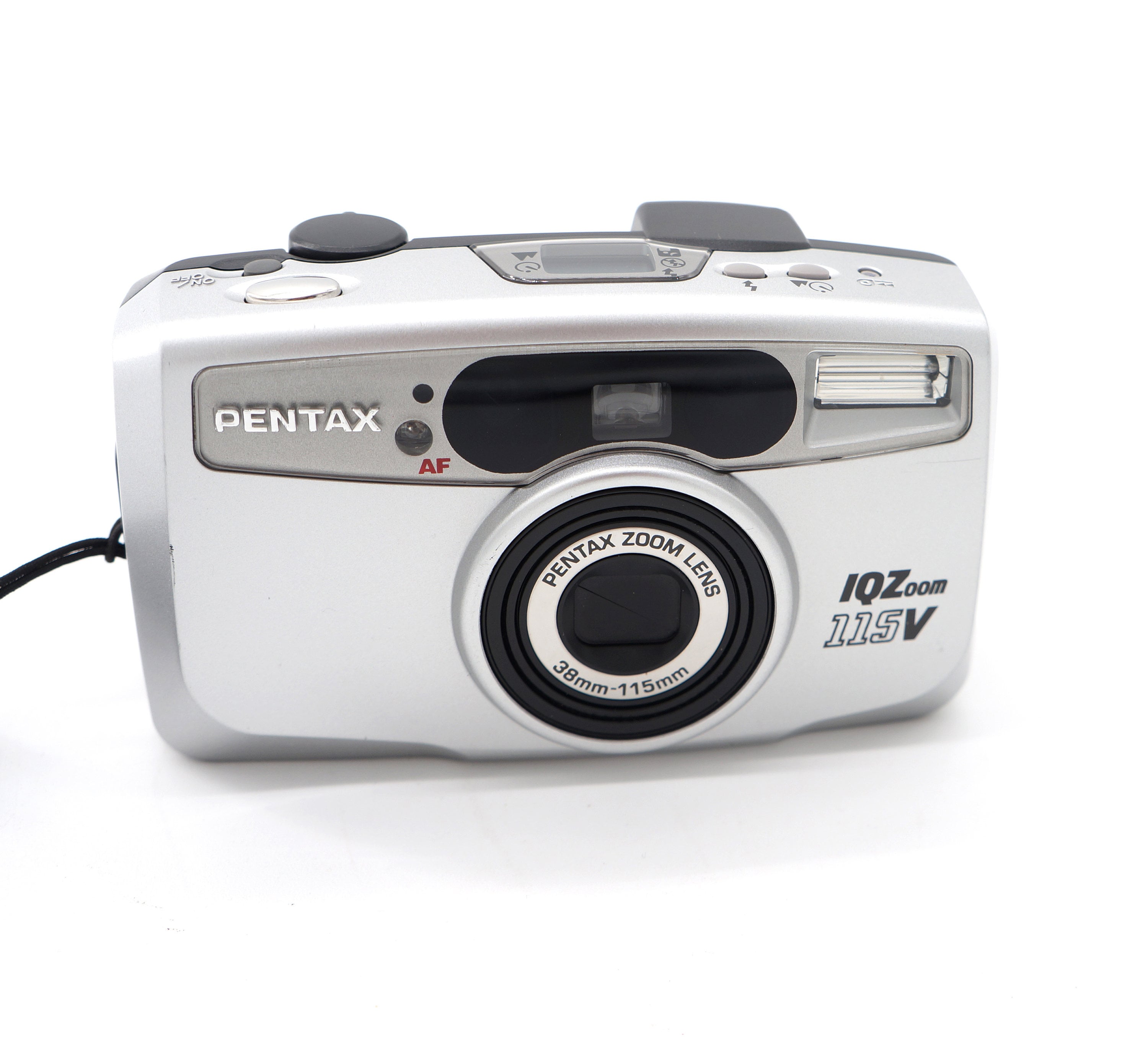 Vintage Pentax IQ Zoom 115V Camera 35mm Film Point and Shoot 38mm