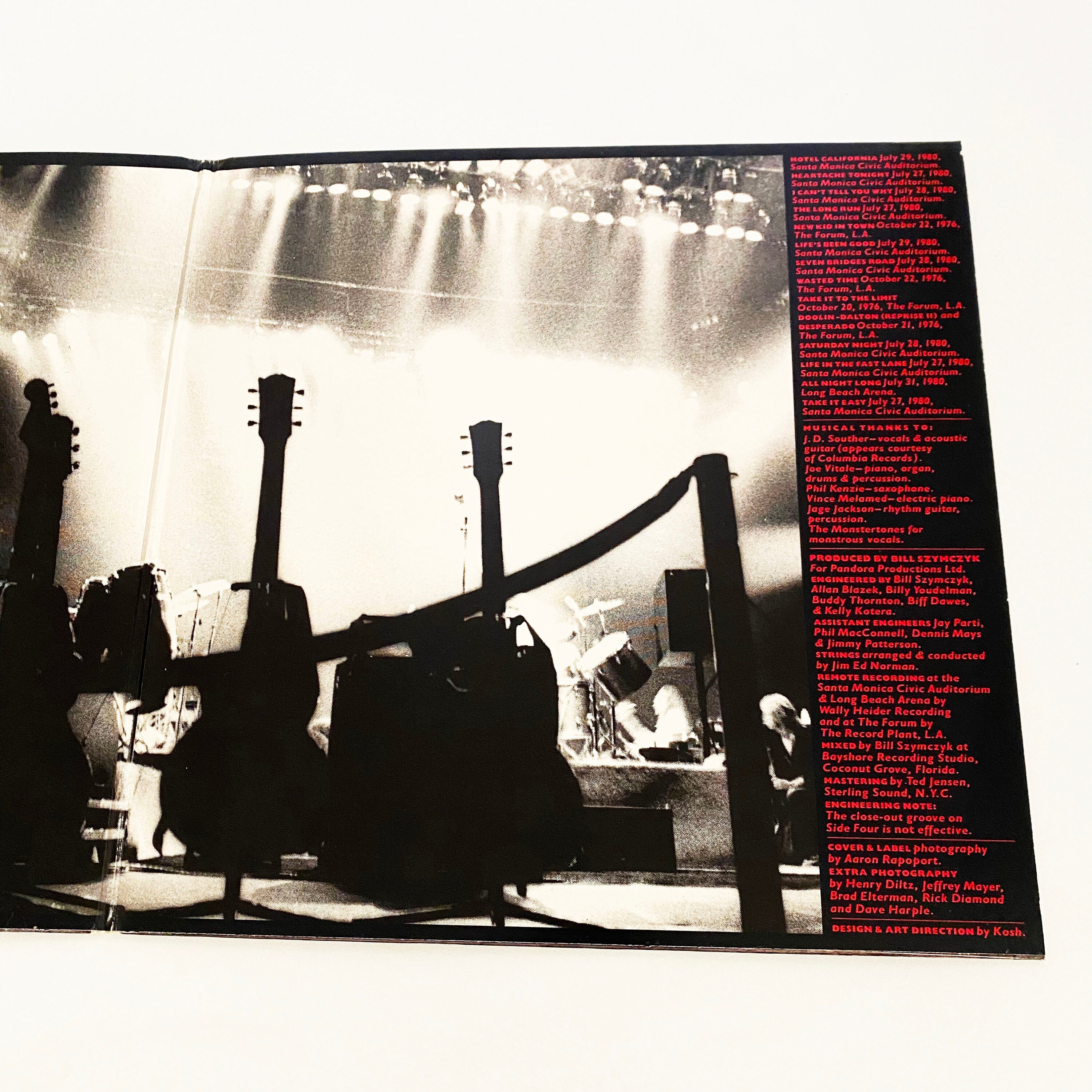 Eagles & Don Henley レコード Vintage Eagles Live Double Album Vinyl LP Record 12