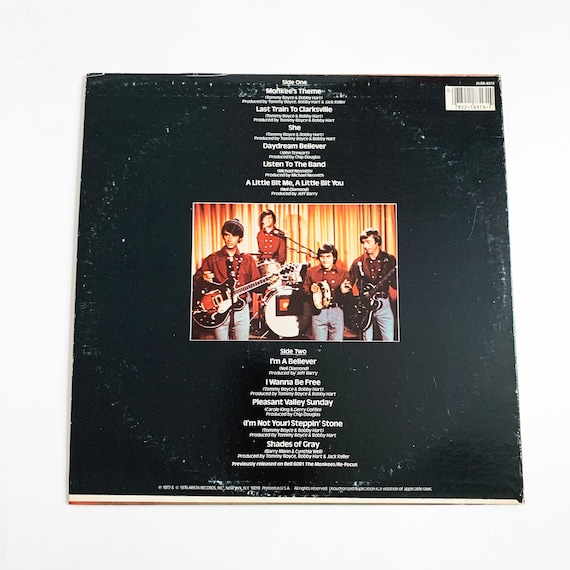 Vintage The Monkees Greatest Hits 12