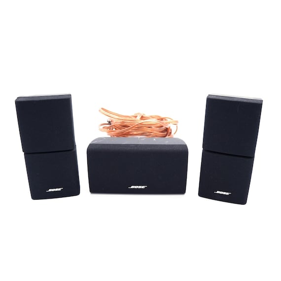 Bose Acoustimass Double Cube Speakers & Horizontal Center Channel