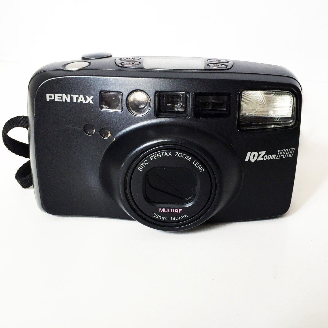 Vintage Pentax IQ Zoom 140 Camera 35mm Film Point and Click Etsy