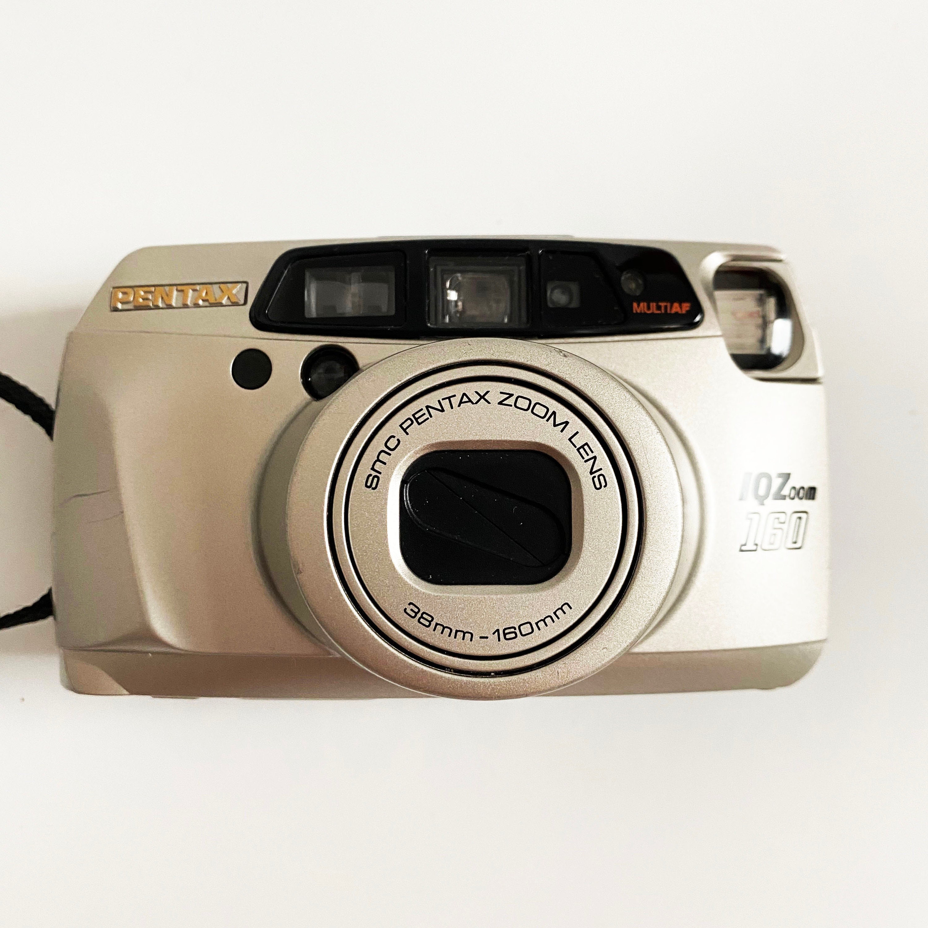Vintage Pentax IQ Zoom 160 Camera 35mm Film Point and Shoot