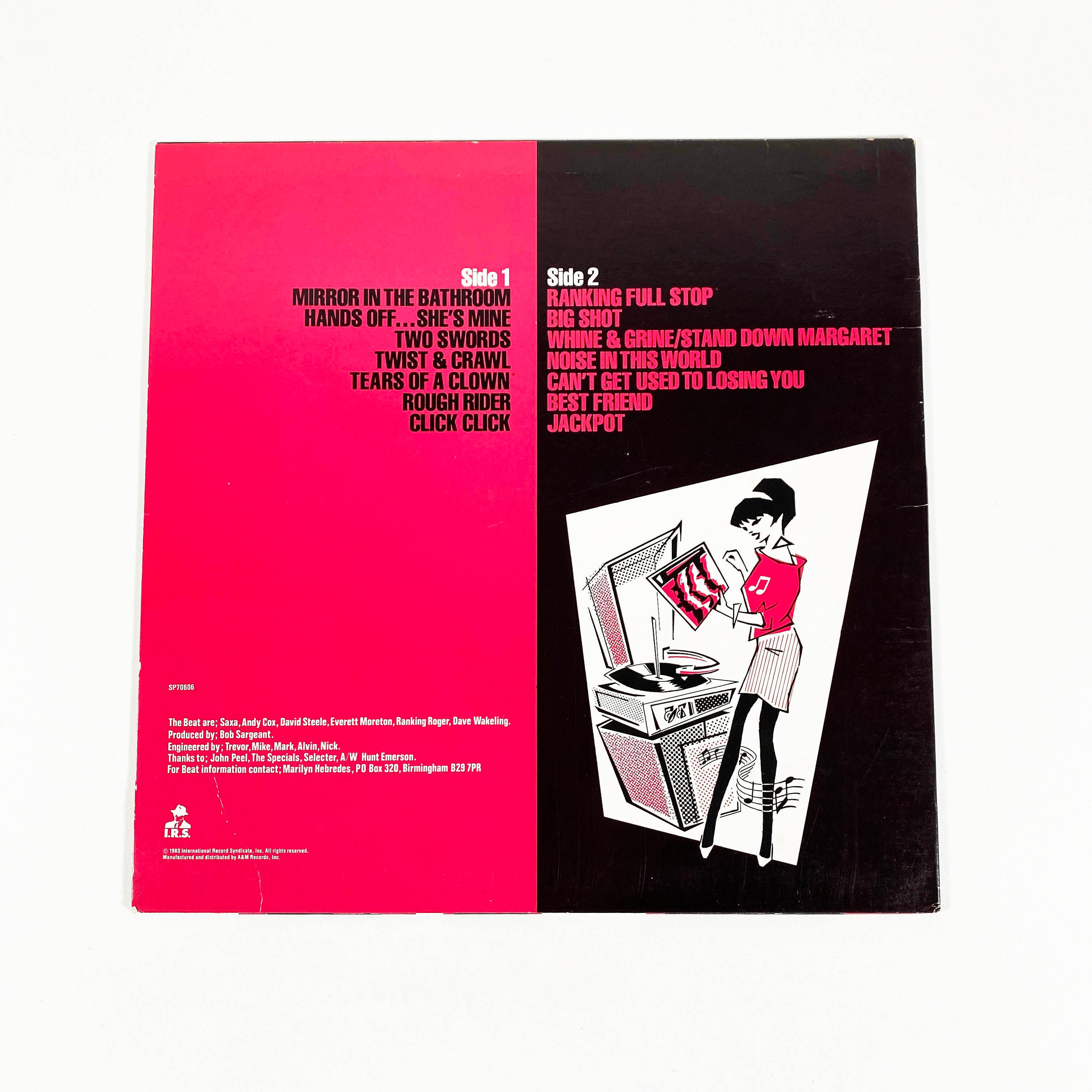 Vintage the English Beat I Just Can't Stop It LP Record Vinyl