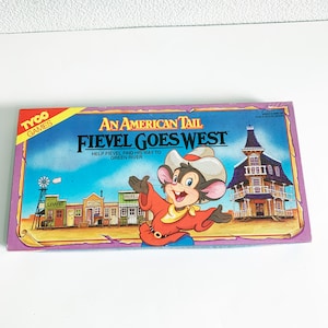 Vintage 1991 An American Tail Fievel Goes West Board Game 100% Complete Excellent 1990s 90s Games