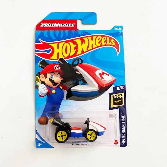 Hot Wheels Mario Kart Standard Kart Toy Car 1:64 Scale Video Game