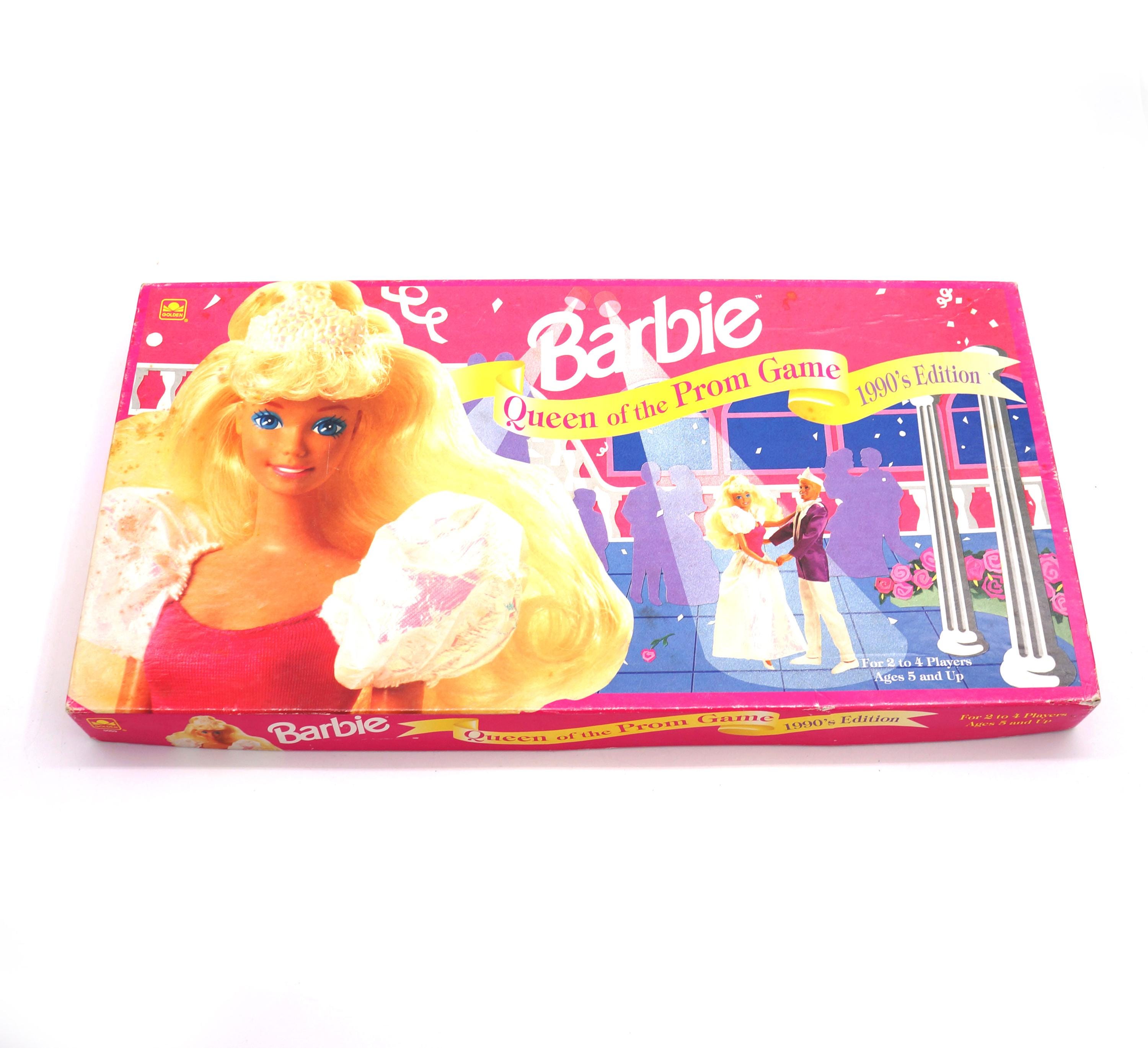 the Barbie game Queen of the prom ボードゲーム Vintage 1960 Original Mattel-The Barbie Game-Queen of the