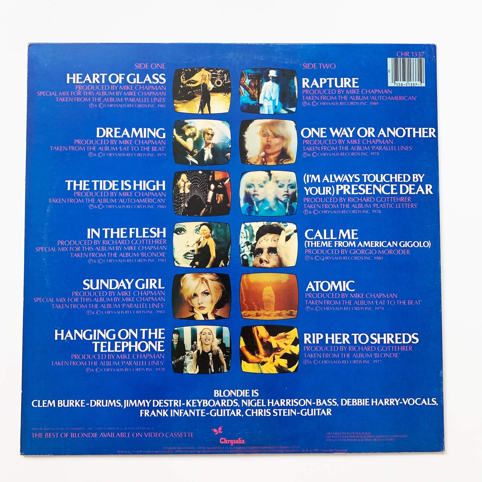 Vintage the Best of Blondie LP Record Vinyl Album 12 Etsy