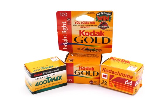 Kodak Gold 100　24枚撮り業務用フィルム20本セット 9 Rolls of Kodak Color Black White 100 400 35mm Film Sealed 24