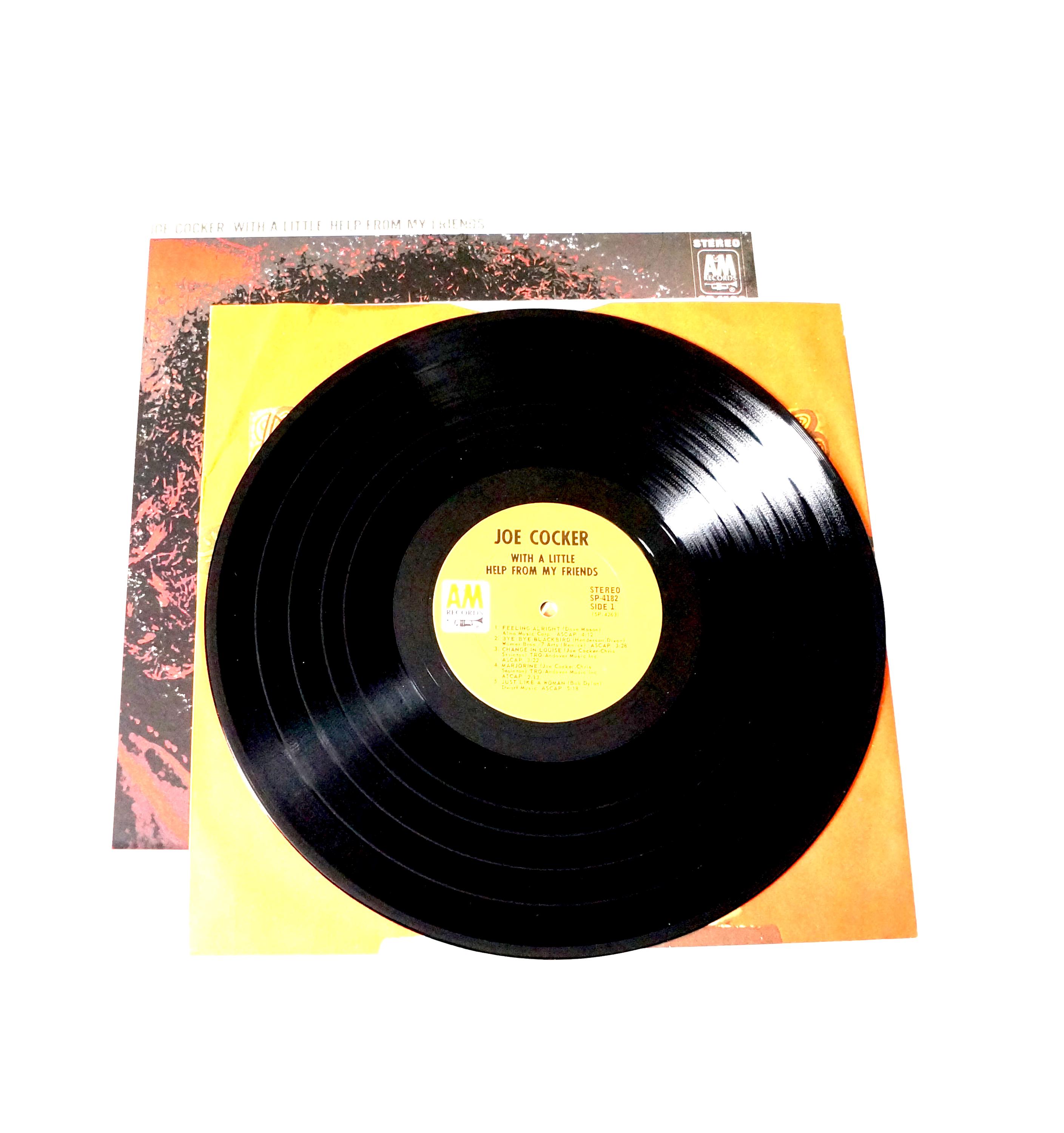 Vintage Joe Cocker With a Little Help From My Friends 1969 Vinyl