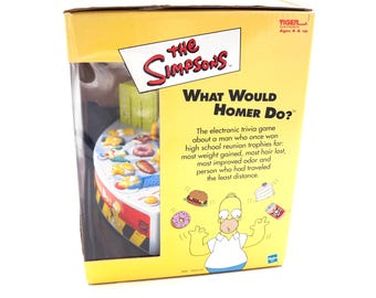 Vintage 2002 Simpsons Tiger Electronics What Would Homer Do