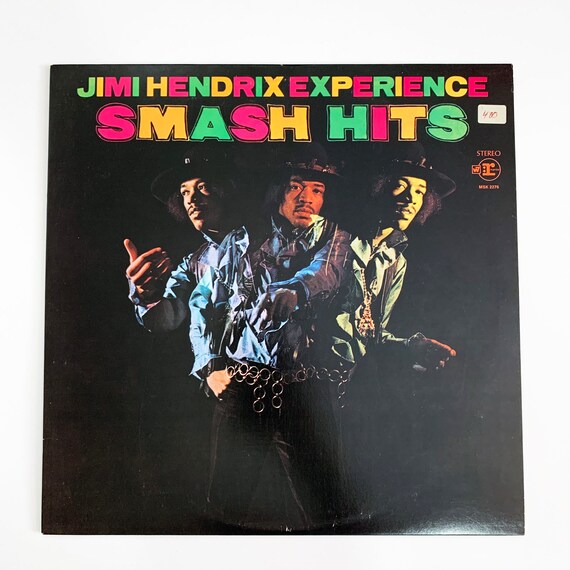 Vintage Jimi Hendrix Smash Hits Best of Greatest Hits Album