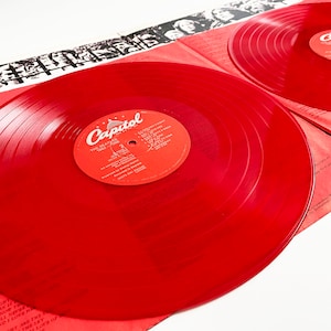Vintage Red Vinyl The Beatles 1962–1966 Greatest Hits Gatefold Album Collection 12&quot; LP Record Vinyl Album 70s Red Vinyl 1973