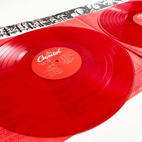 Vintage Red Vinyl the Beatles 19621966 Greatest Hits Gatefold Album  Collection 12 LP Record Vinyl Album 70s Red Vinyl 1973 