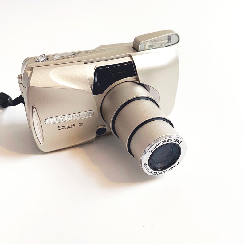 Vintage Olympus Stylus 120 Zoom 35mm Point Shoot Film Camera Etsy