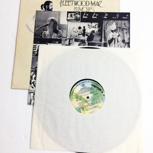 Vintage Original Fleetwood Mac Rumours LP with Liner 1977 Record Album Vinyl 12 Dreams 1970s Go Your Own Way image 3