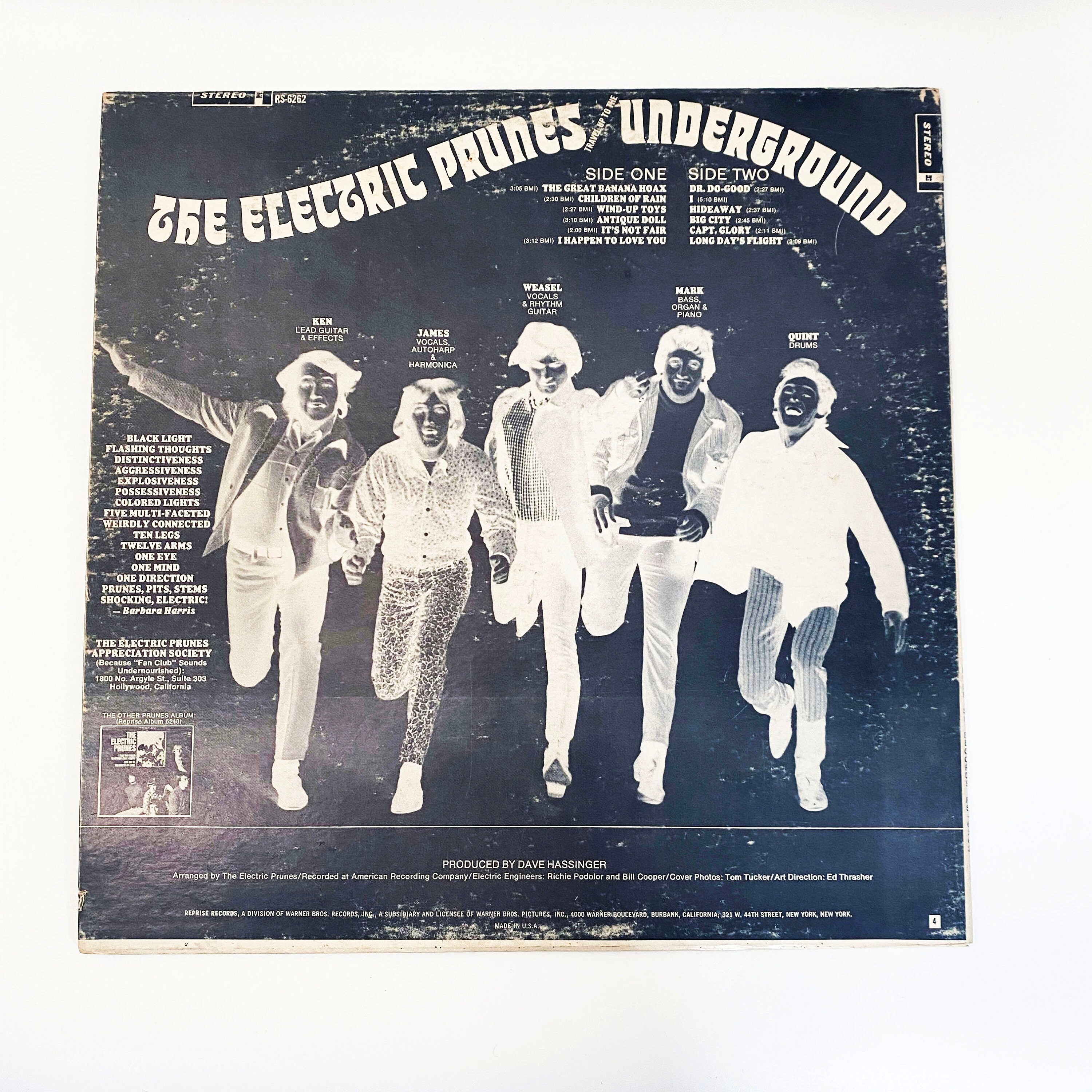 英LP Electric Prunes Electric Prunes RLP6248 REPRISE /00260 The Electric Prunes – The Electric Prunes – Vinyl (LP, Album
