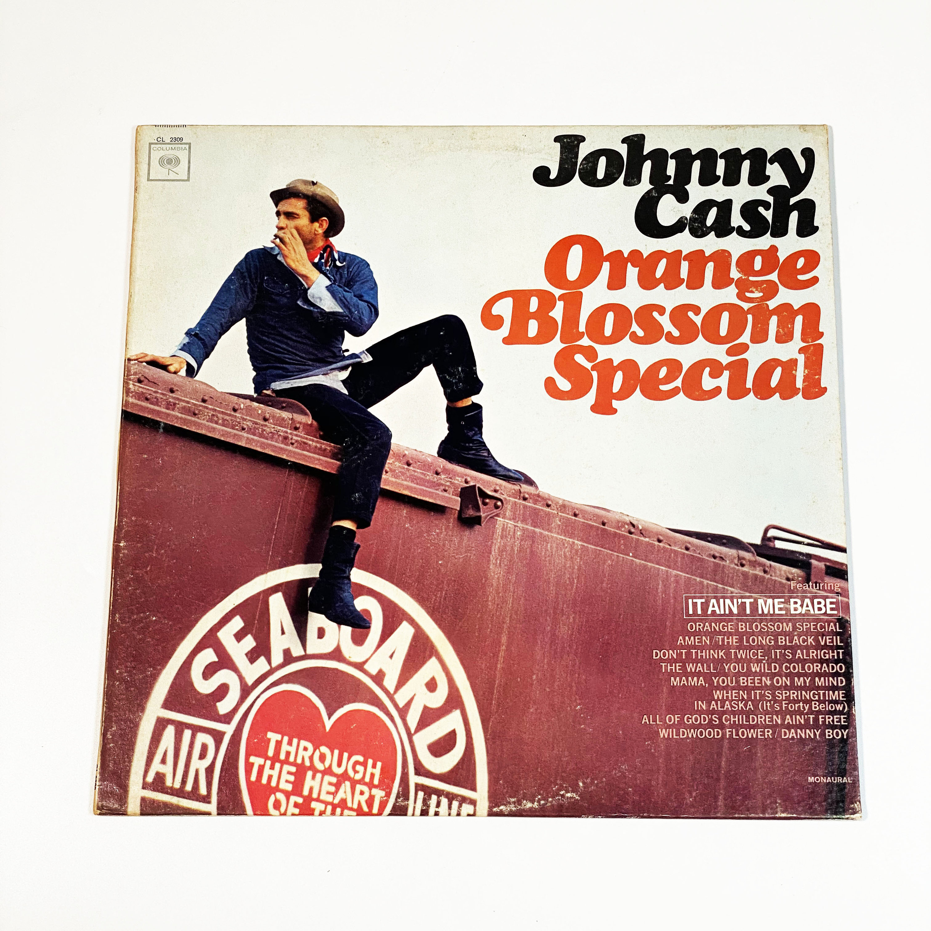 Vintage Johnny Cash Orange Blossom Special Album Vinyl LP Record