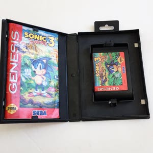 Vintage Sega Genesis Sonic the Hedgehog 3 Tested Excellent Very Clean ...