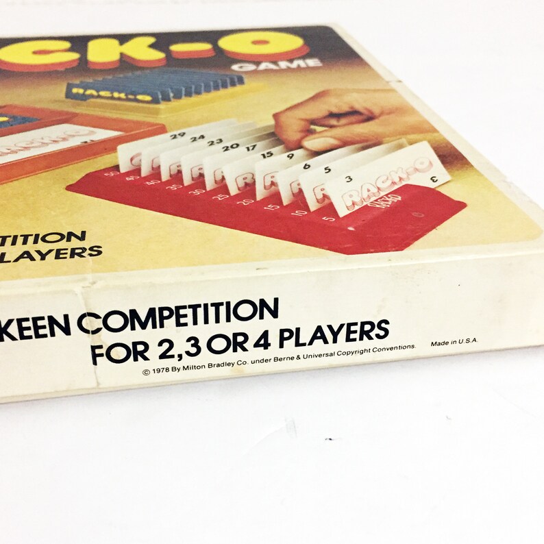 Vintage Rack-o Card Game Board Game by Parker Brothers - Etsy