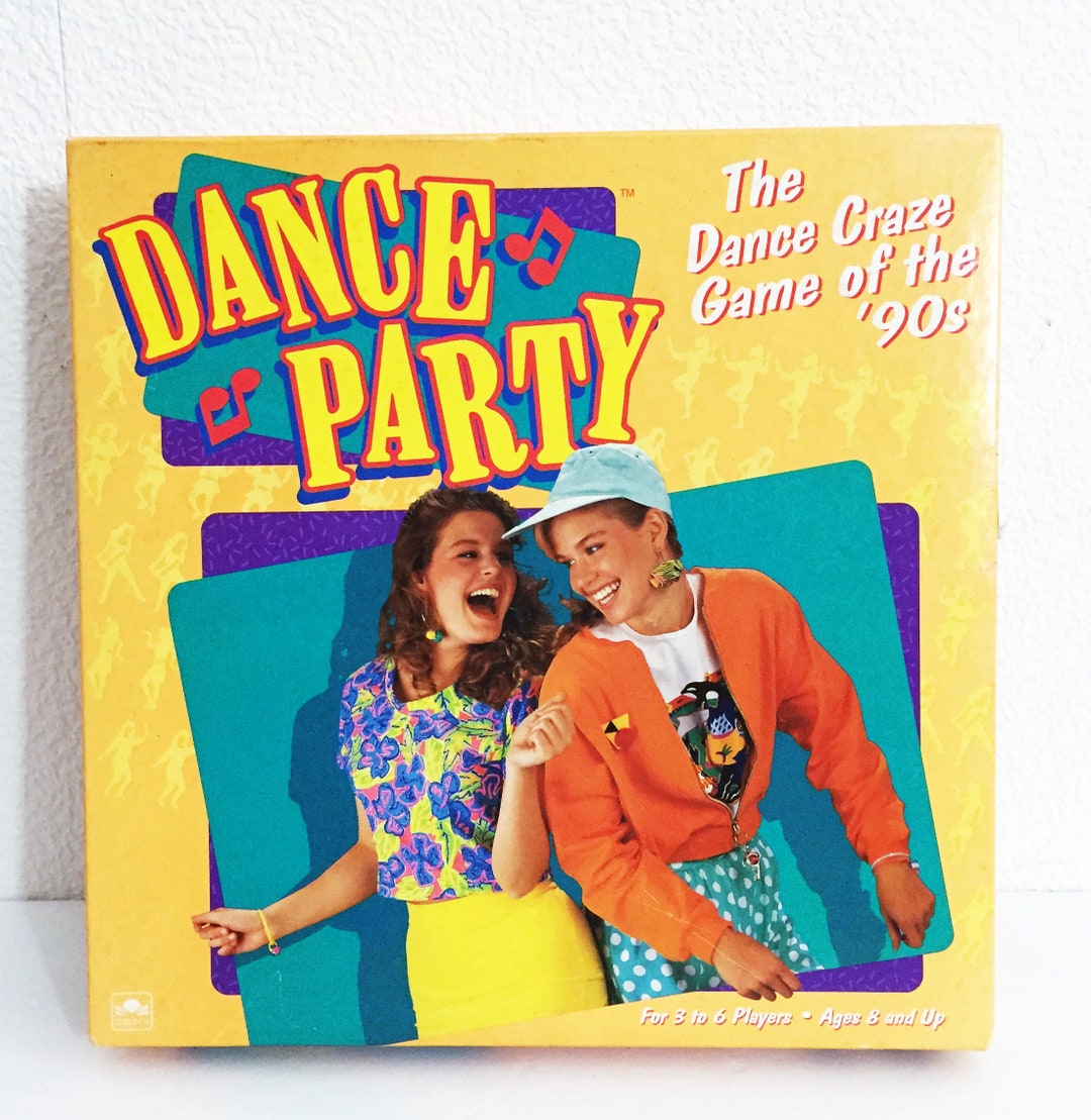 Vintage Dance Party Board Game From Golden 1990s Complete 90s Etsy