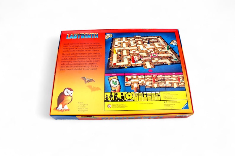 Vintage Ravensburger Labyrinth Board Game Maze 90s 100% Complete D&D image 9