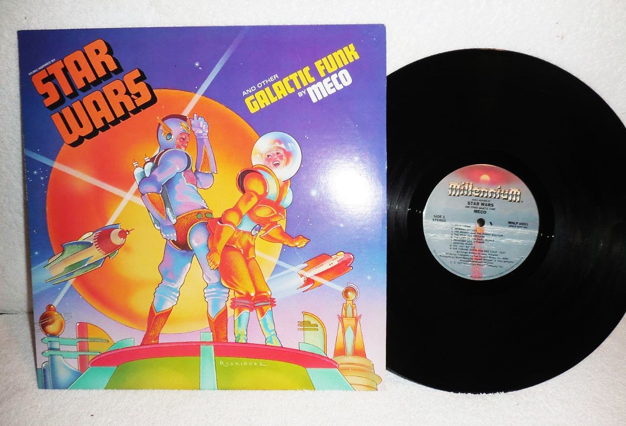 vintage Electric Moog Orchestra : Musique de Star Wars Soundtrack LP Record  Vinyl 1977 Rare