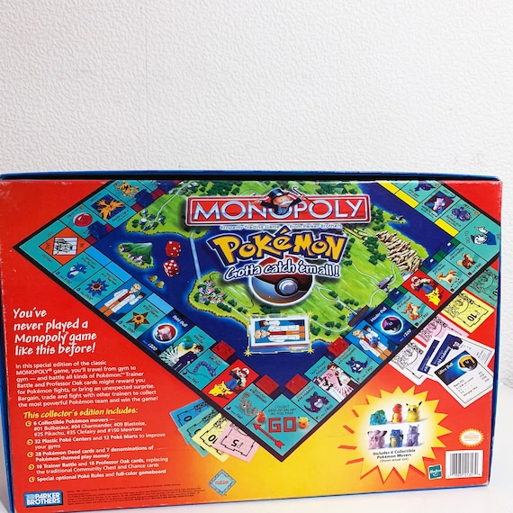 Monopoly Pokemon Vintage Board Game: 1990s Edition, Complete Set