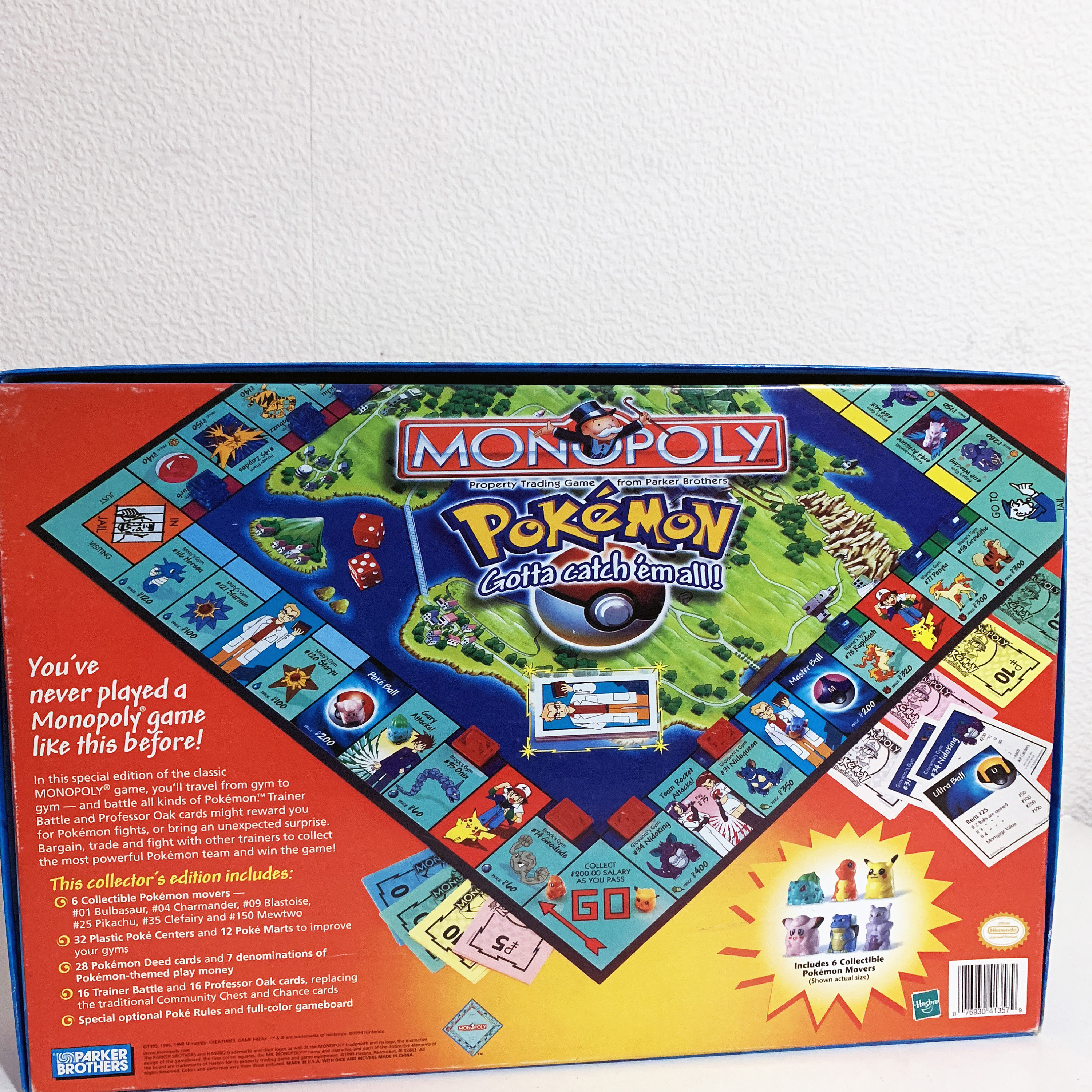 Monopoly Pokemon Vintage Board Game: 1990s Edition, Complete Set
