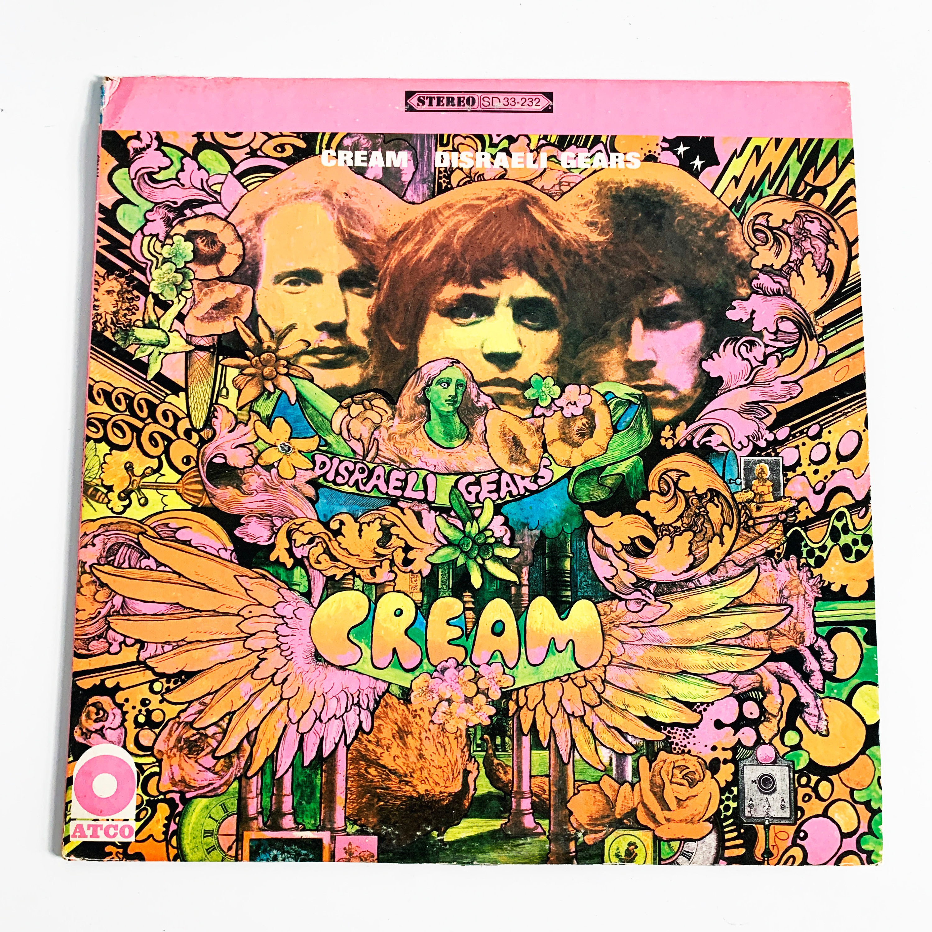 Vintage Cream Disraeli Gears Record Eric Clapton Album Vinyl