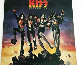 Vintage 1976 Kiss Destroyer LP Record Album Vinyl No Barcode