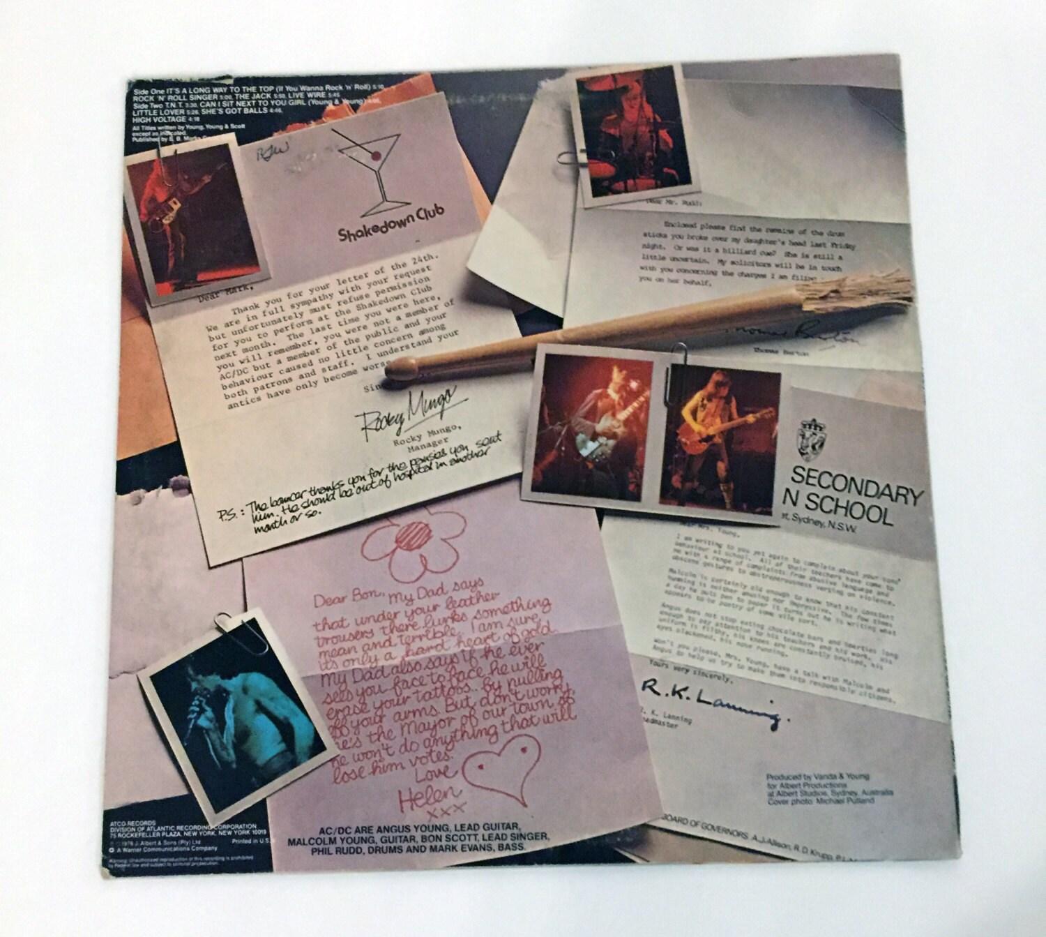 LP　AC/DC　ハイ • ヴォルテージ　レコード AC/DC - High Voltage - Amazon.com Music