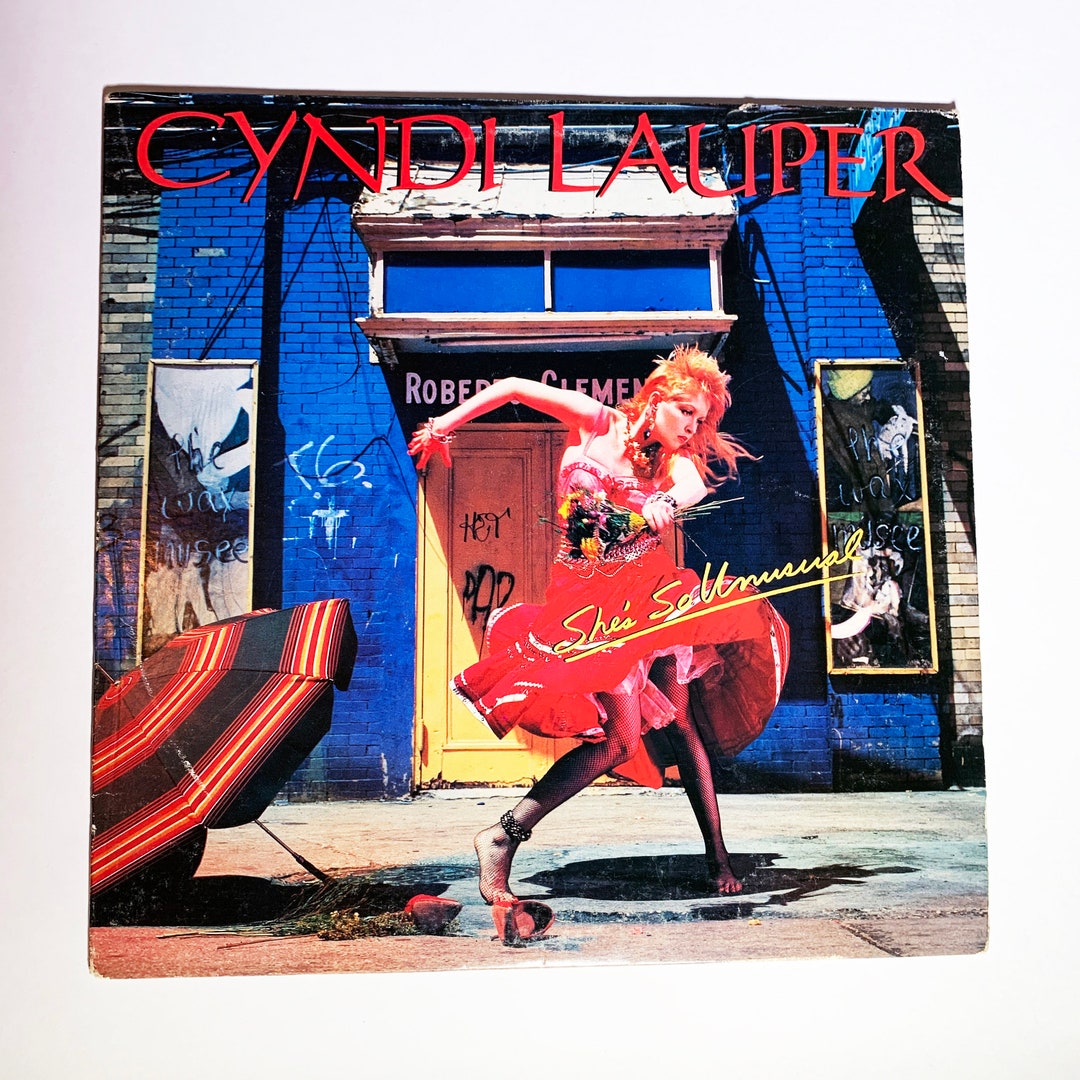 Vintage Cyndi Lauper She's so Unusual Vinyl Record LP Album Vintage Cyndi Lauper She's so Unusual Vinyl Record LP Album