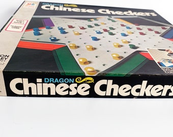 Vintage 1973 Chinese Checkers Board Game by Milton Bradley 100